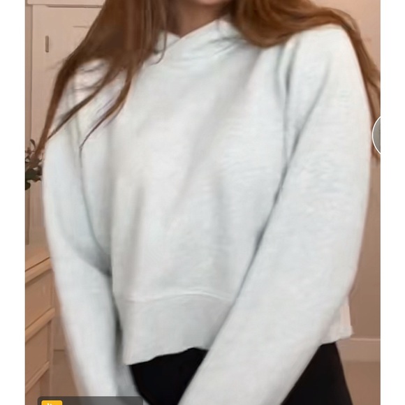 lululemon athletica Jackets & Blazers - ❤️LULULEMON LOUNGEFUL CROPPED HOODIE/JACKET-HEATHERED ULTRA LIGHT GREY-10/12❤️